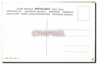 Cena oriental — desenho aquarelado — B. K. W. I. 951-3 — Verso
