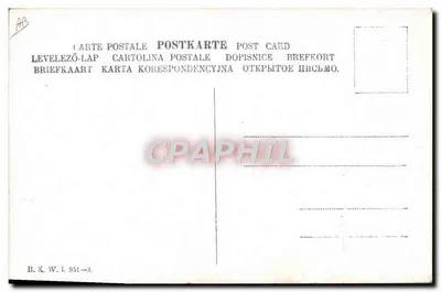 D . . n Cheops — Ilustração de trabalhadores perto de uma pirâmide — B. K. W. I. 951-3 — Verso