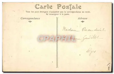 Jonge vrouw uit de Baskenland — La Côte d'Argent, serie 43 — Uitgever: La Côte d'Argent — Achterkant