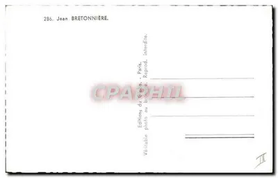 Jean Bretonnière — portret — Champ-Clyse / Ch. Mantamme, Paryż — Rewers
