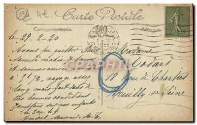 Marseille — La Cour et le Puits du Château d'If — Select, n°140 — Rewers