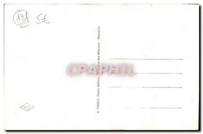 Marsylija — Katedra i basen Joliette — A. TARDY, Fotograf i wydawca, 554 Rue des Minimes, Marsylija — Rewers