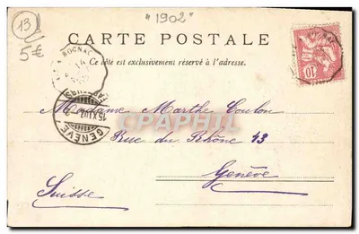 Marsella — Puerto Viejo y Notre-Dame de la Garde, editor Chére Moarilly, n° 820 — Reverso