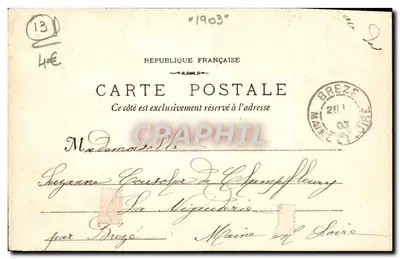 Marseille - Het Paleis van Justitie — Fototype E. Lach, 19e, rue Thubaneau — Achterkant