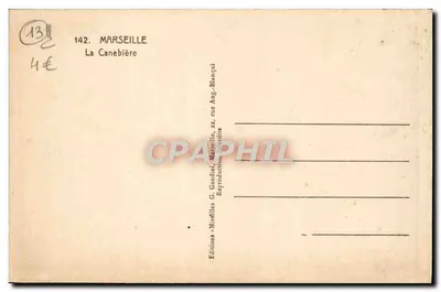 Marsylija — La Canebière — Mireille — Rewers