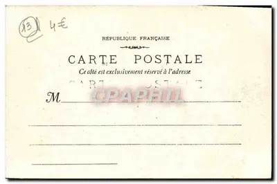 Marseille — Het Paleis van Justitie — Fototype E. Laco, 19, rue Thubaneau — Achterkant