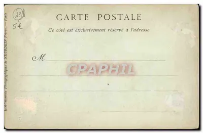 Marseille — Zamek If, Wnętrze Sali, Schody — kolekcje ND Phot, n° 164 — Rewers