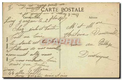 Pavillons-sous-Bois — Le Dispensaire — Wydawca E.P.D. nr 6 — Rewers
