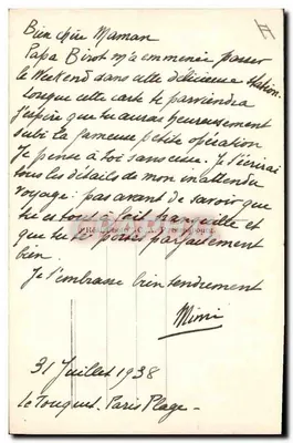 Le Touquet-Paris-Plage — Jogo de Water-Polo na Nova Piscina — André Berard, Editor, n°11 — Verso