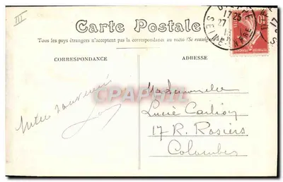 Dieppe — O Steamer « Tamise » — A. Dottembos, succ. — Verso