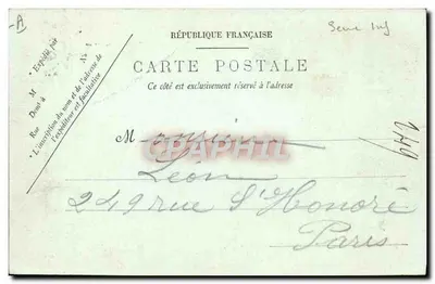 Dieppe — Bañistas y Bañistas — LL. — Reverso