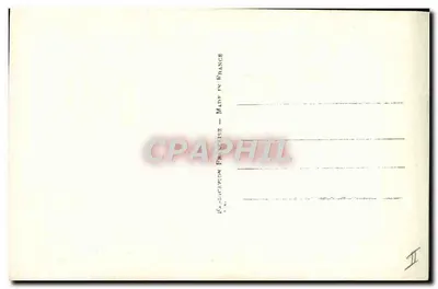 Mulher em maiô verde e chapéu rosa — DIX PARIS 2573 — Verso