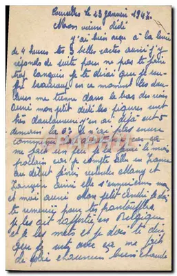 Fantine, dziecko z wsi — ilustracja M. Wytentena — seria Françoise Bants — Rewers