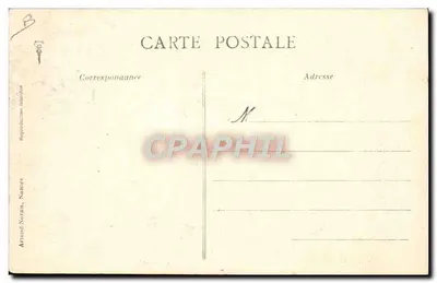 Vriendschap tussen Franse en Britse soldaten — Onderzeeboot 1914 — Artinad Nozais, Nantes — Achterkant