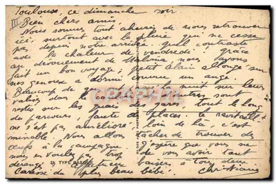 Stara pocztówka Folklore Typ baszkirski — Rewers