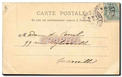 Cascarotte, Sprzedawczyni Ryb, w Saint-Jean-de-Luz — Pireneje — Rysunek i Własność Gorse — Rewers