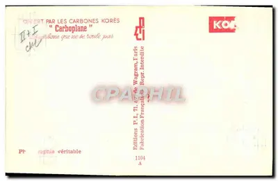 Jean-Claude Brialy — portret w czarno-białym — Studio Vauclair — Rewers