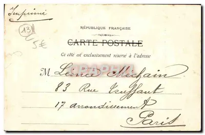 Marsella - Los Ascensores de N.D. de la Guardia — Fototipia E. Larour, 10, rue Thubaneau — Reverso