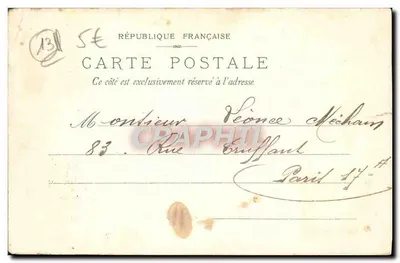 Église des Réformés — façade gothique avec deux flèches — C. Marilley, éditeur, Vichy-Marseille, n° 32230 — Verso