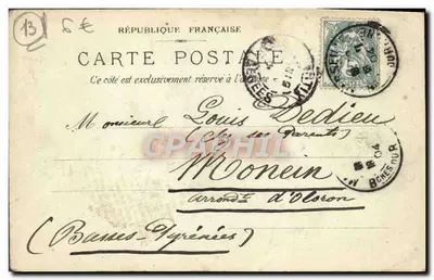 Marseille — A Corniche, Pont de la Fausse-Monnaie — PH.A, n°183 — Verso