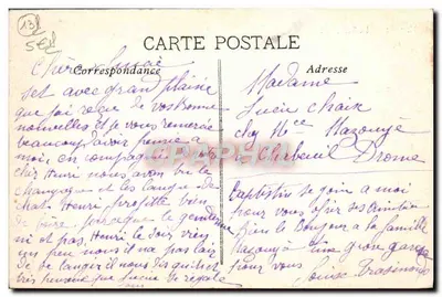 Marseille — La Catedral — Editor no identificado, número de serie no visible — Reverso