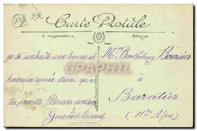 Marsiglia — Il Forte di Saint-Jean e la Cattedrale — LL. n°43 — Verso