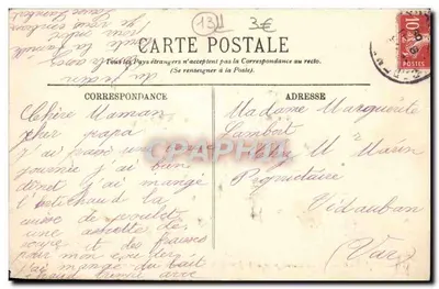 Marsylija — Katedra z nabrzeża Joliette — LL. — N°15 — Rewers