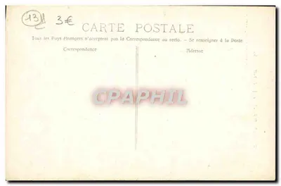 Marseille — Binnenkant van de Kathedraal — P. Ruat, Edit. - Marseille, n° 1125 — Achterkant