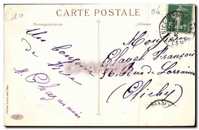 Villefranche - La Rada - La Escuadra — Edición Bilelta Fot. Nice, n°301 — Reverso