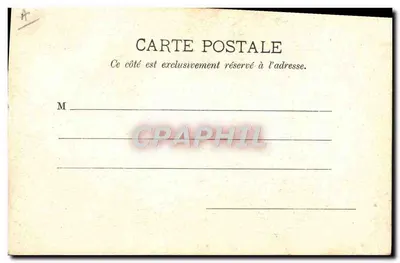 S.S. Léon XIII — Portret w stroju pontyfikalnym — Wydawca nieznany, numer serii nie widoczny — Rewers