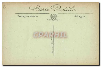Quarto de Oficial Superior — Hospital da Escócia — Clínica do Dr. Bonnet, 7 rue de la Chaise, Paris — Verso