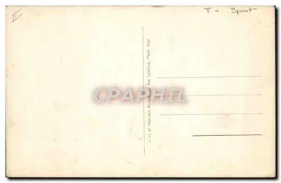 Le Touquet-Paris-Plage — Partida de Water-Polo — A Nova Piscina — (H. Bécard, Arquiteto, Ent. LL) — Verso