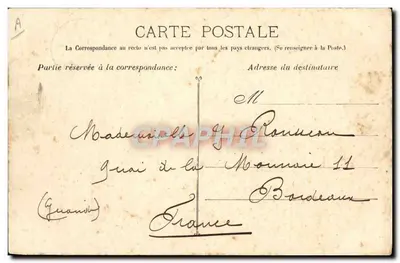Cidade de Argel — Cie Gie Transatlantique — Guende fot. Marselha 723 — Verso