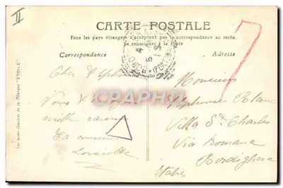 Dwie kobiety na tle krajobrazu — Alphonse — wydawca Alphonse, nr II — Rewers