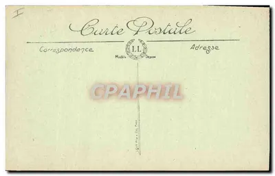 Tillioly — O Castelo após o bombardeio — Vues Paris n° 822 — Verso