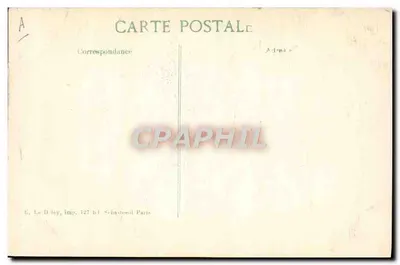 Ufficiali inglesi che prendono il tè sulla strada — E. Le D-Jey, editore 127 bd. Schaudois Parigi — Verso