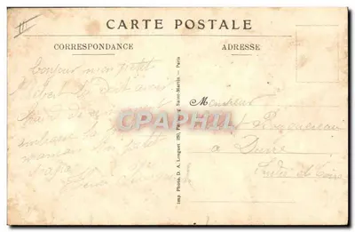 Honra ao 354º Regimento de Infantaria — Editor D. A. Longuet, Paris — Verso