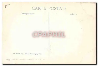 Um ponte provisória em LAGNY — 1914 — Photo-Press, Agency, Série 10ms — Verso