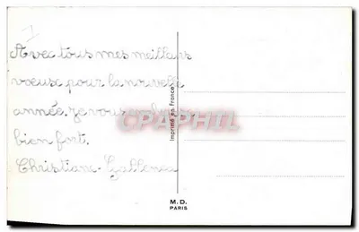 Crianças carregando um visco — Boa Ano! — Jim Pait — Verso