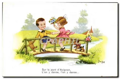 Na mostach w Avignonie — taniec — Jim Paltt