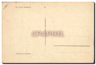 Oxentrek — Baskische regio — Des Arts Photographiques, Parijs — Achterkant