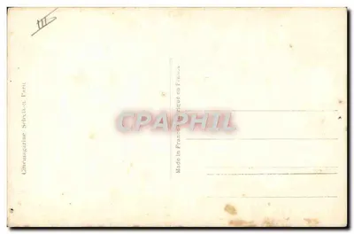 André Burgère — portrait en costume et chapeau — Chemizazine Sélection, Paris — Verso