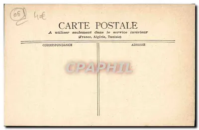 Côte d'Azur - Villefranche — vista do porto e das colinas — editor não identificado — Verso