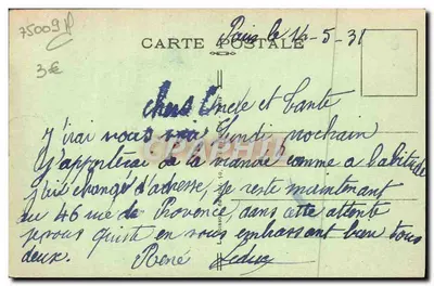 Het Opera - Parijs (9e) - Uitgever J.H. n°242 — Achterkant