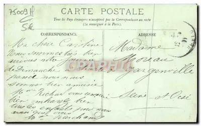 PARIS. — De Kerk van de Heilige Drie-eenheid. — Achterkant
