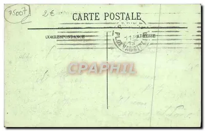 Paris (VIIe) — Der Dôme der Invaliden — LL. n° 238 — Rückseite