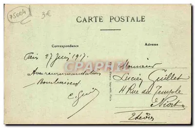 Notre-Dame, il Ponte e il nuovo Piazza — Parigi (IV°) — editore impr. Fleury, Parigi — Verso