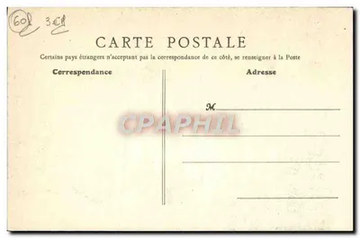 Senlis (Oise) — Wizualizacja w Starym Zamku — B. F., Paryż, nr 77 — Rewers