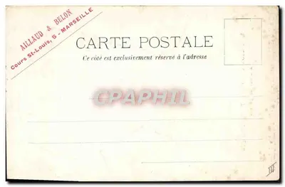 S. S. Léon XIII — Délégué Apostolique à l'âge de 30 ans — Aillaud & Belon, Marseille — Rewers