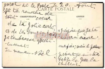 Monseigneur Ruch, cavaleiro da Legião de Honra — menção militar — Édit. A. H. — Verso